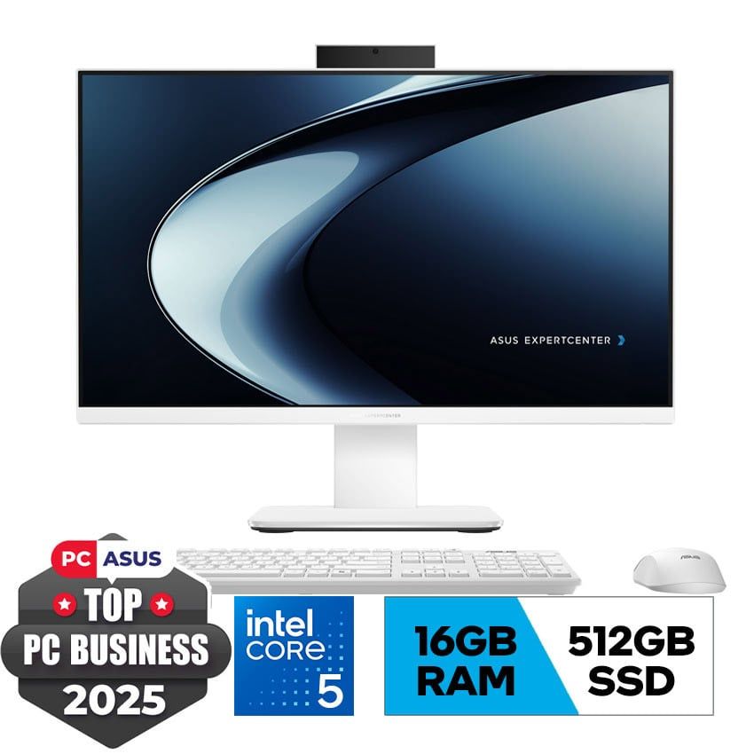Máy tính để bàn All in one Asus P440VAT-WPD007W (Intel Core i5-13420H | 16GB | 512GB | Intel UHD | 23.8 inch FHD 75Hz | Cảm ứng | Win 11 | Đen)
