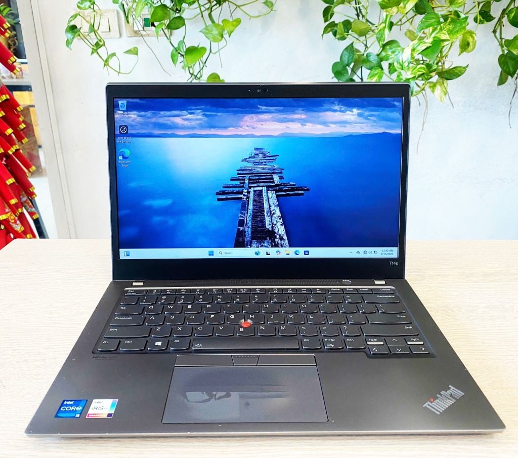 Lenovo ThinkPad T14s Gen 2 CPU Intel® Core ™ i5-1135G7/Memory 16Gb/SSD Nvme 256Gb/LCD 14' FHD 300 Nis/Batery 3 Cell 57Wh/Mầu Storm grey/WIN 11