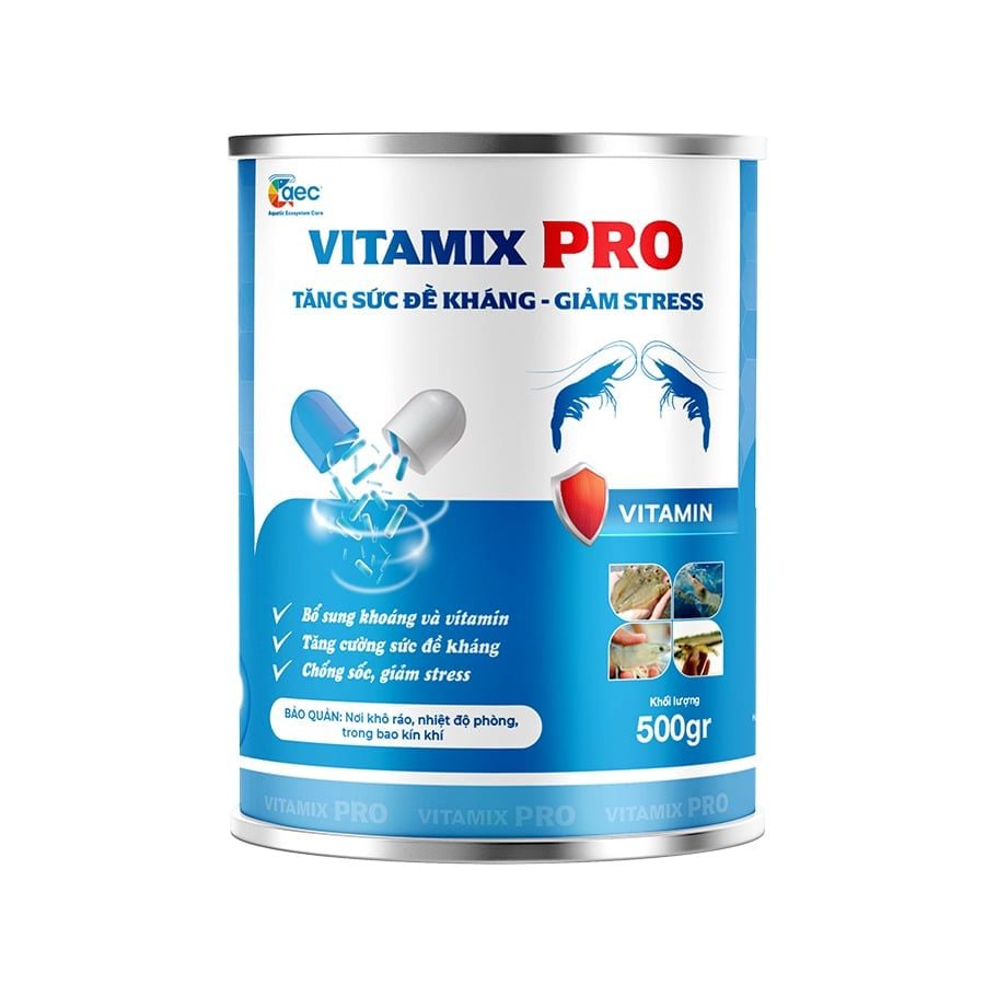  VITAMIX PRO – Vitamin tổng hợp, tăng sức đề kháng, giảm stress cho tôm 