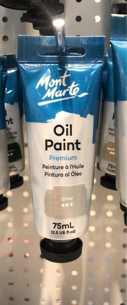  MM Oil Paint 75ml - Silver 