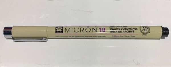  Bút đi nét Pigma Micron 10, màu đen 