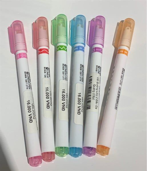  Viết Đường Line 2 Đầu Dạ Quang 