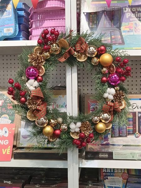  Vòng nguyệt quế trang trí 60cm M236 