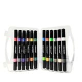  12 Bút lông 2 đầu Glitter Acrylic 