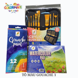  Combo VẼ TRANH MÀU GOUACHE 1 