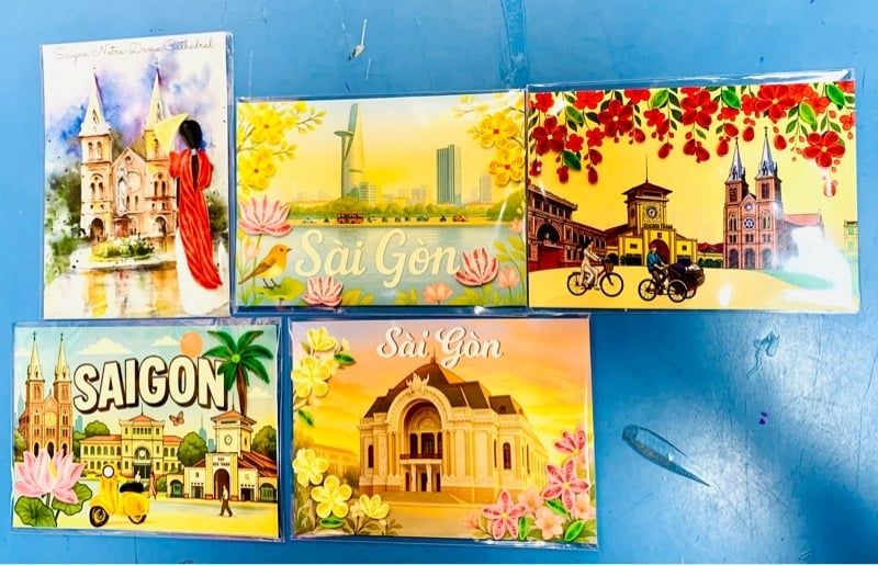  Bưu thiếp giấy xoắn 