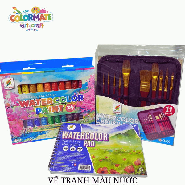  Combo VẼ TRANH MÀU NƯỚC 