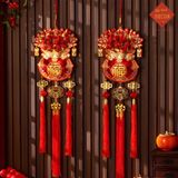  Liễn Treo Cặp Túi Đào Đông 