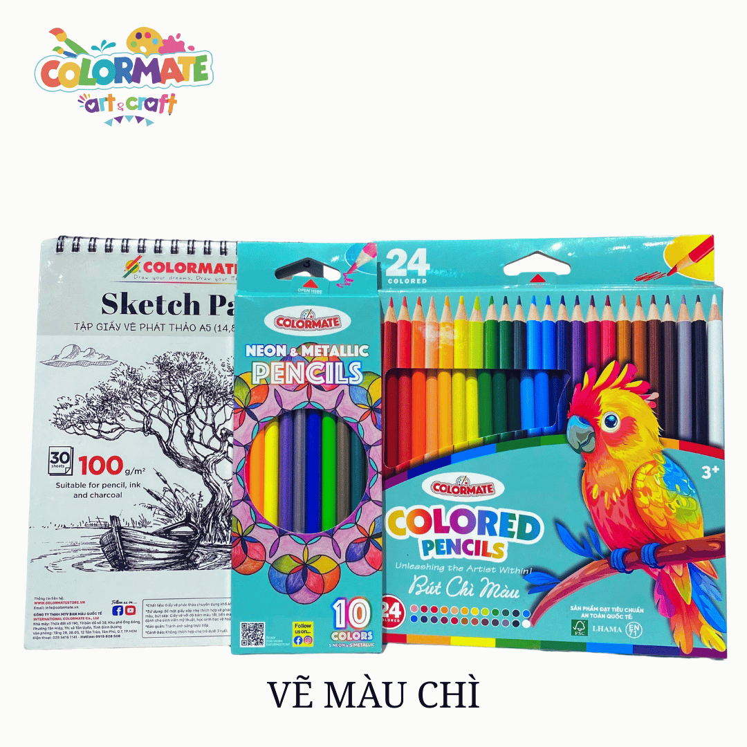  Combo VẼ MÀU CHÌ 