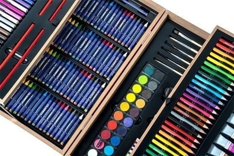  Bộ Màu Vẽ Hộp Gỗ MS-215W-Colormate 