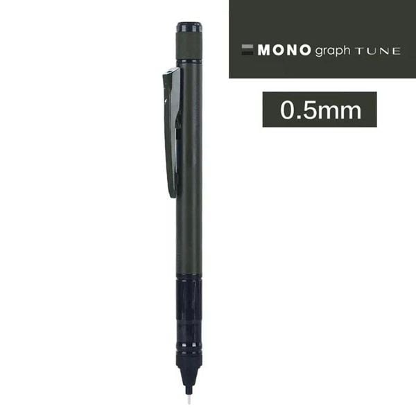  Bút chì kim MONO graph TUNE 0.5mm, thân màu Xanh lá DPA-165D 