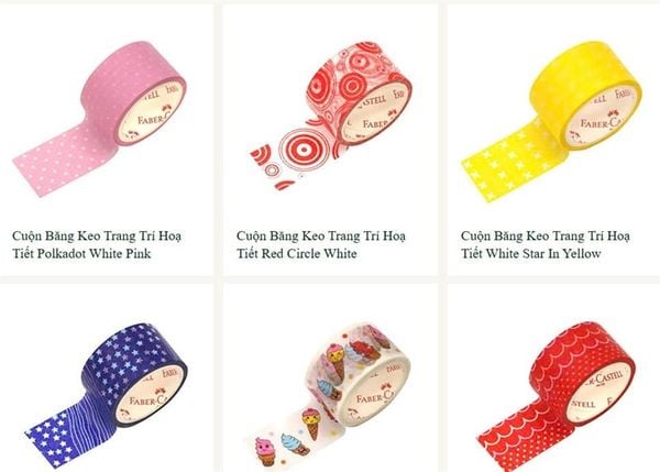 Băng Keo Hoa Trang Trí Họa Tiết 
