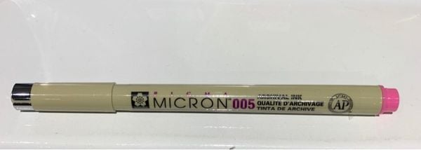  Bút kim vẽ kỹ thuật Pigma Micron 005 Màu Rose 