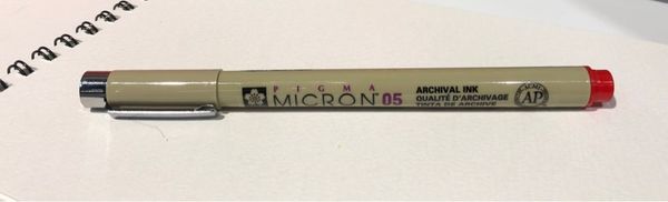  Bút kim vẽ kỹ thuật Pigma Micron 03 Màu Đỏ 