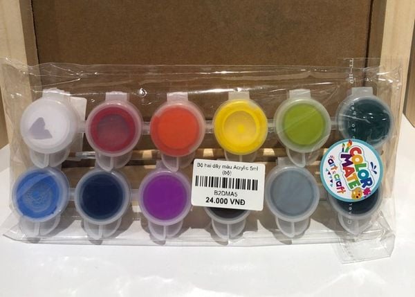 Bộ hai dây màu Acrylic 5ml-Colormate 