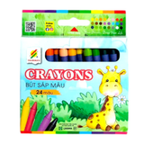  Bút Sáp Màu 24 Cây Hộp Giấy-Colormate 