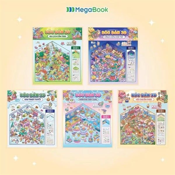  Bóc dán 3D - Tiệm hoa Baby Three 