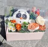  Hộp hoa gấu mix 
