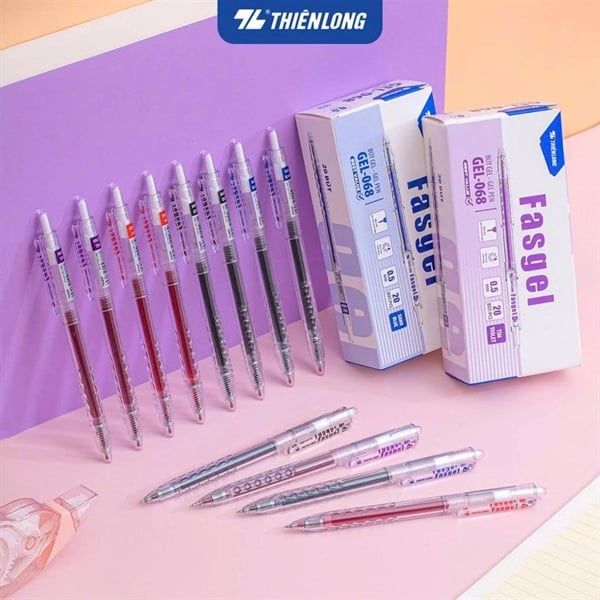  Bút Gel TL Fasgel 068 - Xanh 