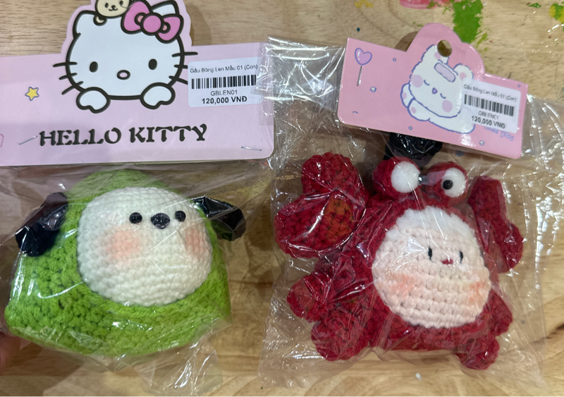  Gấu Bông Len Mẫu 01 