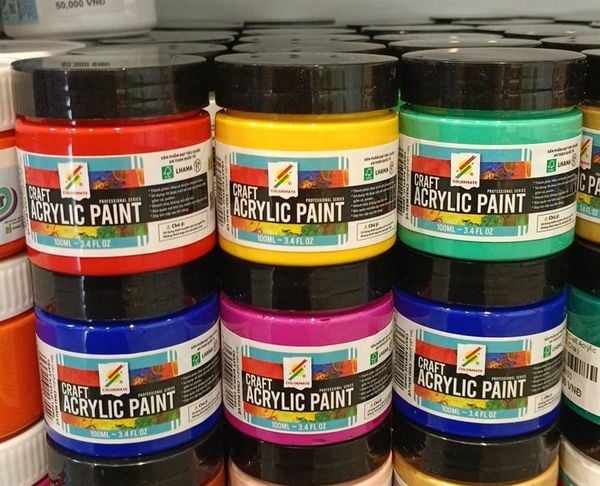  Chai màu vẽ Craft Acrylic 100ml-Colormate 