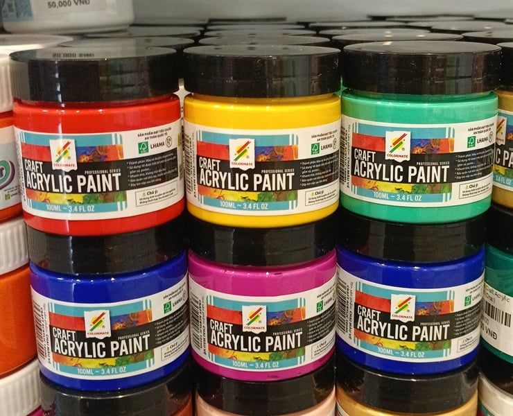  Chai màu vẽ Craft Acrylic 100ml-Colormate 