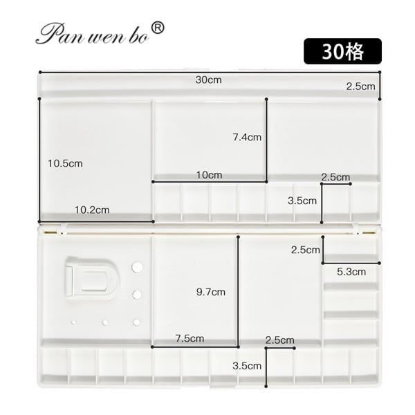  Hộp chia màu 30 ô 