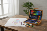  BỘ MÀU VẼ HỘP GỖ M88 (wood art set)-Colormate 