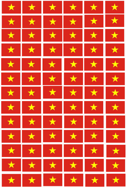  Sticker Cờ VN 