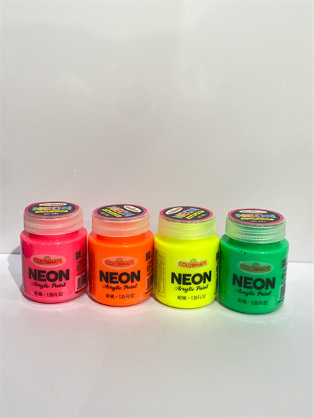 Chai màu vẽ Neon Acrylic 40ml 