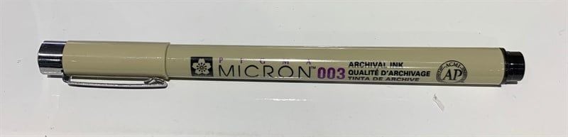  Bút kim vẽ kỹ thuật Pigma Micron 003 Màu Đen 