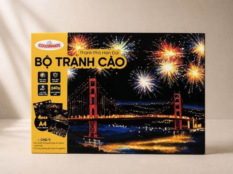  Bộ tranh cào - Thành Phố Hiện Đại 