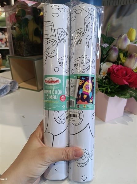  Tranh Cuộn Tô Màu A4 
