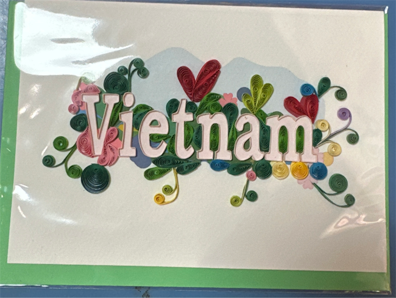  Thiệp Giấy Xoắn 