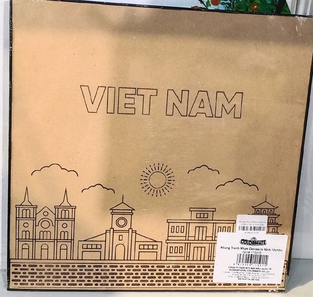  Khung Tranh Nhựa Canvas In Hình 12x12 inch 