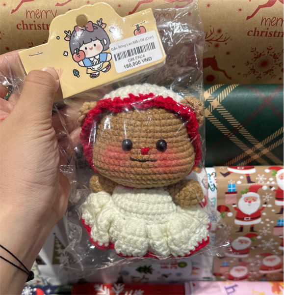  Gấu Bông Len Mẫu 04 