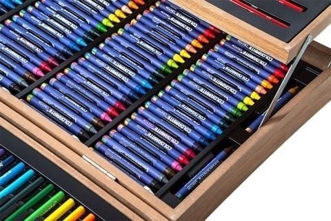  Bộ Màu Vẽ Hộp Gỗ MS-215W-Colormate 