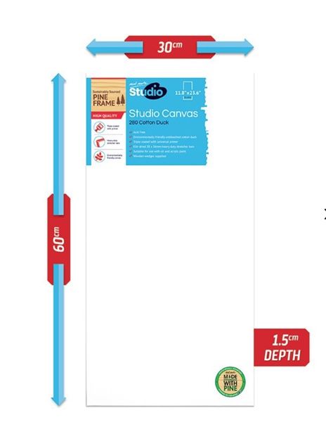  Khung Tranh Canvas 30X60cm 