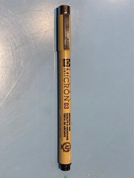  Bút kim vẽ kỹ thuật Pigma Micron 03  Màu Đen 