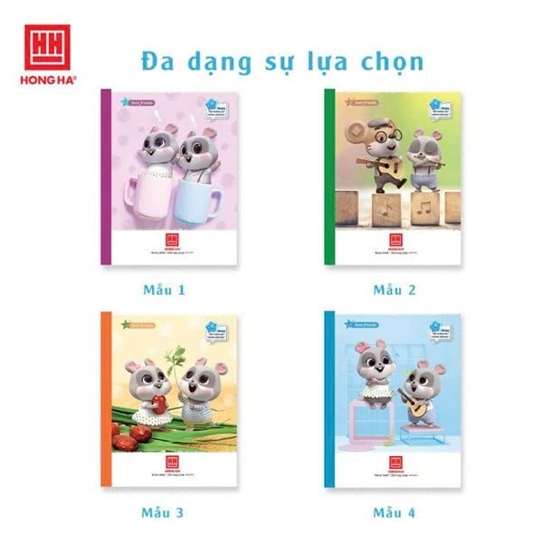  Vở 4 ô ly, 200 trang 