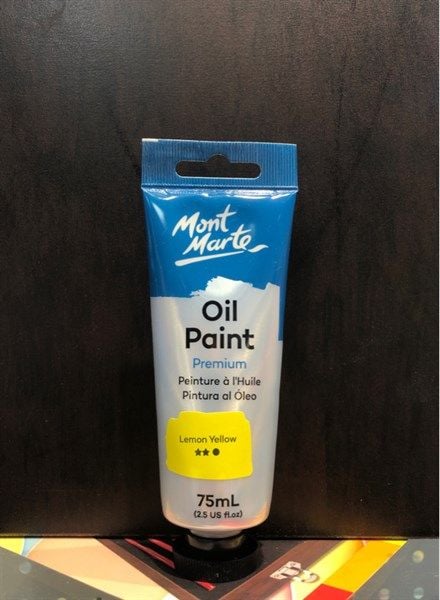  MM Oil Paint 75ml Lemon Yellow 