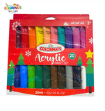  20 tuýp màu vẽ Acrylic 20ml 