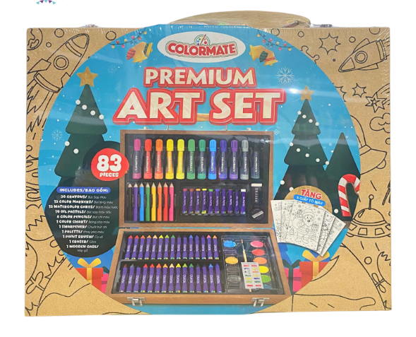  Bộ màu vẽ hộp gỗ M 83 