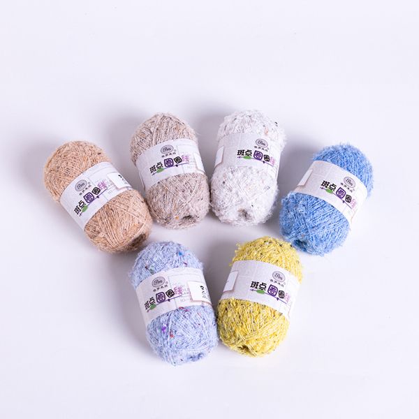  Len Xù Bông Phối Màu – Fancy Yarn 