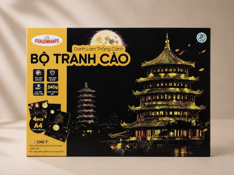  Bộ tranh cào - Danh Lam Thắng Cảnh 