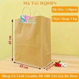  Túi giấy Kraft 33x17.5x43 