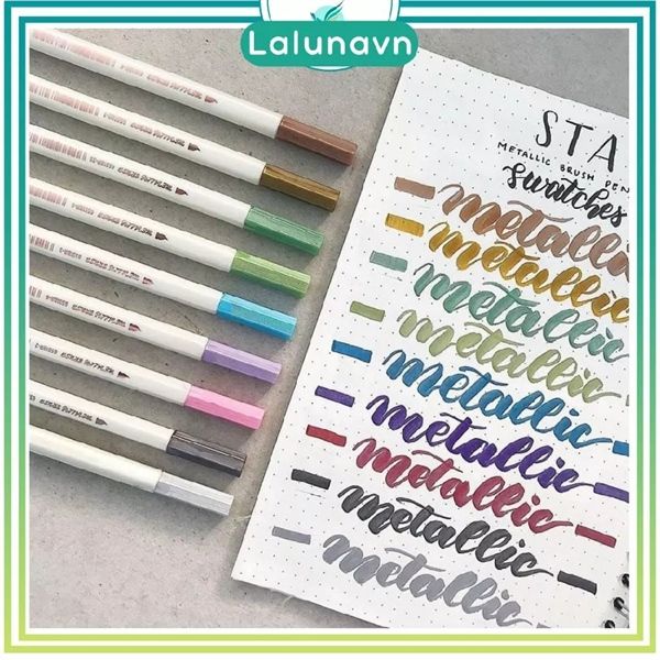  Metalic Brushpen 10 màu 