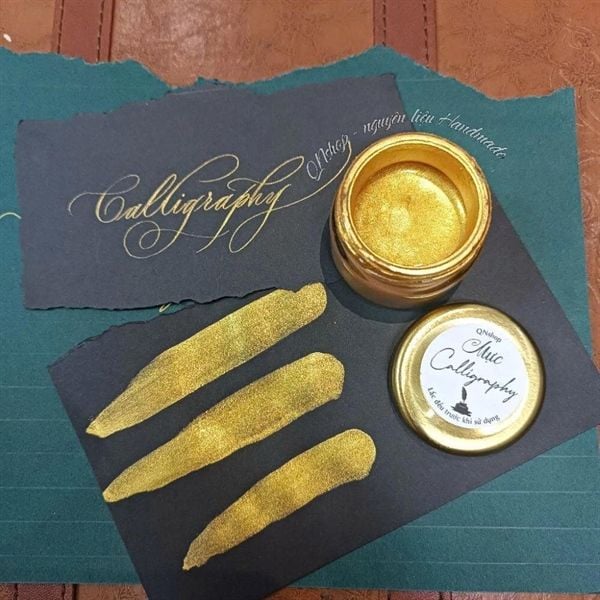  Mực Đen thư pháp 