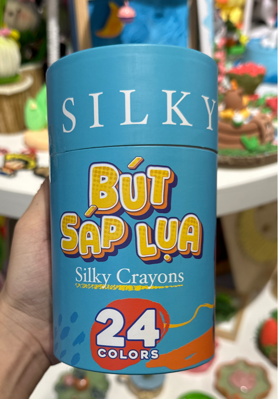  Bút sáp lụa 12 cây 
