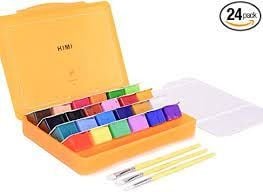  HIMI 24 Colors 30ml Gouache Paint Set Orange Packaging 